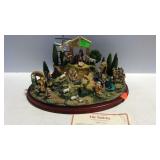 Danbury Mint "The Nativity", mounted on display