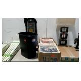 blue light special balusters, vacuum, lamp, etc