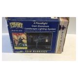 Twilight Outdoor Lighting - 4 floodlight low