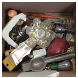 Kitcheware - wisk, aluminum lemon squeezer, pizza