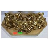 9 Fleur-de-lis curtain tie backs