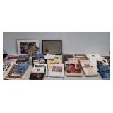 Storage tote with Books, a few CDs,