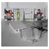 Wii, controller, 2 remotes, charger cord, 2 Tiger