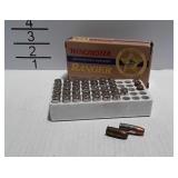 9 mm Luger ammunition, partial box of 2 sizes