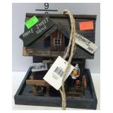Bird feeder, multi-colored house design - Seller