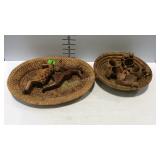 Decor - safari animal figures & napkin rings, and