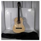 Lyons Aus tic Guitar model ACG-3910, with black