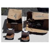 Two partial cases of billiard pool chalk