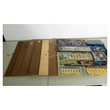 Group of art boards. One already completed.