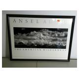 Framed ANSEL ADAMS print. THE AMERICAN WILDERNESS.