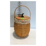 2000 Longaberger October Fields basket with liner,