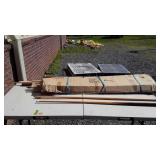 Box of finished and in finished pool sticks