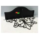 Ironworks decor wall shelf - 18 x 6.5 x 12"