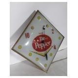 Dr. Pepper electric Clock. A great Advertising