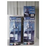 Two Lanterns with Flameless LED candle indoor