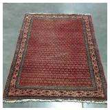 Area Rug. 40x58" Deep red colors good condition