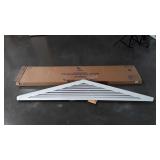 Three Vari-Pitch Adjustable Louvers, all aluminum