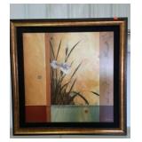 Large home decor print of flower. 45"×45".