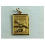 1/5 10k gold filled ATP pendant