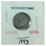 1943 Mercury dime