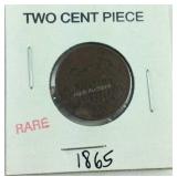 1865 two cent piece