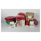 Holiday baking supplies, includes ginger bread