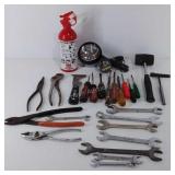 Miscellaneous tools, Fire Extinguisher, mallet,