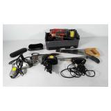 Tools, includes craftsman drill, shop craft