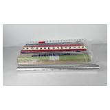 Box of wrapping paper, includes seventeen rolls,