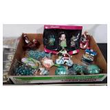 Tropical themed Christmas ornaments, includes
