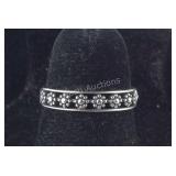 Sterling silver size 5 flower ring