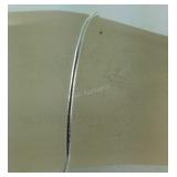 Sterling silver snake bracelet 7.25in 2.4g