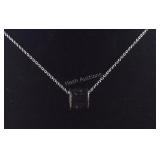 Constituted shungite Barrel necklace 20in