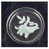 Size 8 elephant ring stainless steel