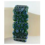 Murano style stretch bracelet
