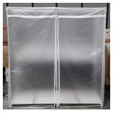 Portable wardrobe, measures 60x64x20