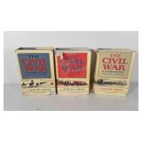 Three Shelby Foote books, The Civil War a
