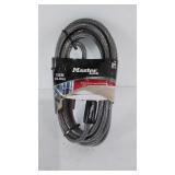 Master Lock braided steel cable, 15 feet