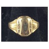 10k gold ring size 7 -3.75g tested "Balfour"