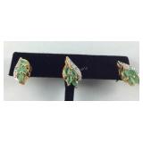 Sterling silver Earrings Pendant Set Cz