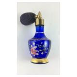 Mikado glass perfume bottle 4in tall