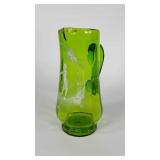 Vintage "Mary Gregory" Victorian emerald green