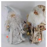 Two Santa Decor, one can be used as tree topper,