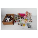 Mixed group, includes small dolls and doll parts,