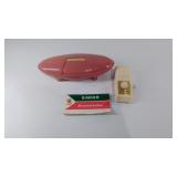 Singer Buttonholer in case, with instruction