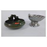 Friendwold Pottery 2 kissing frogs bowl with