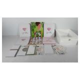 Storage organizer full of stationary, includes