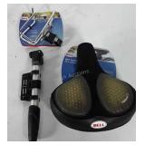 Bicycle gel tech saddle and water bottle mount