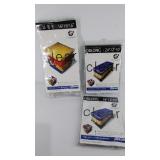 Three Vinyl Storage Bags, 2 sizes