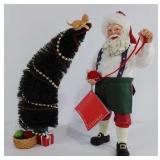 Clothtoque "Kitten Around" Santa figure, holiday